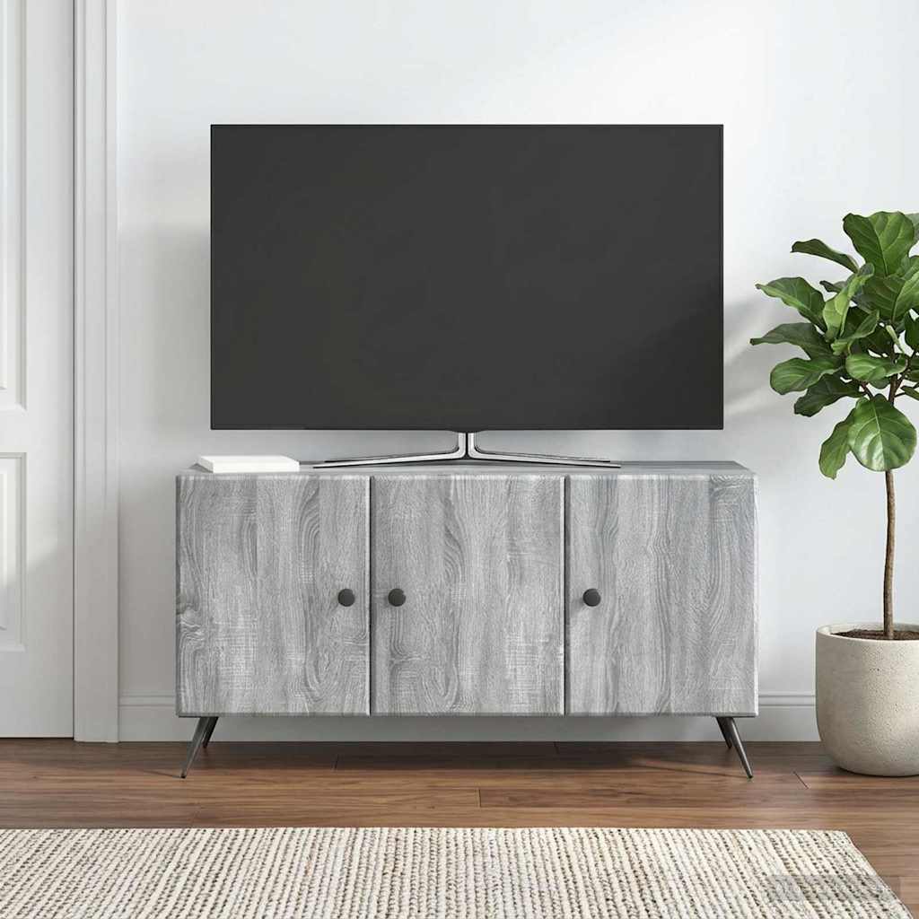 TV-Schränk Graues Sonoma 99 x 34,5 x 50 cm Holzwerkstoff