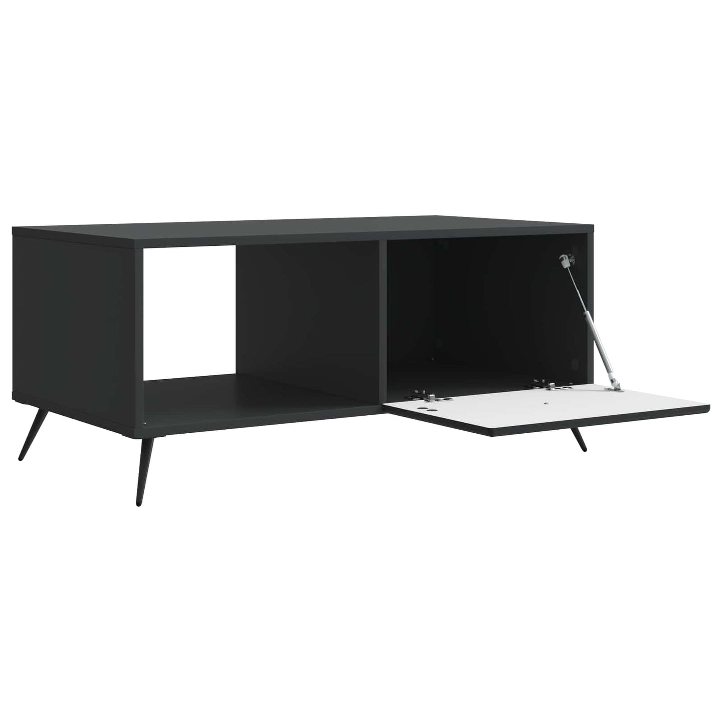 Couchtisch Schwarz 90 x 50 x 40 cm Holzwerkstoff