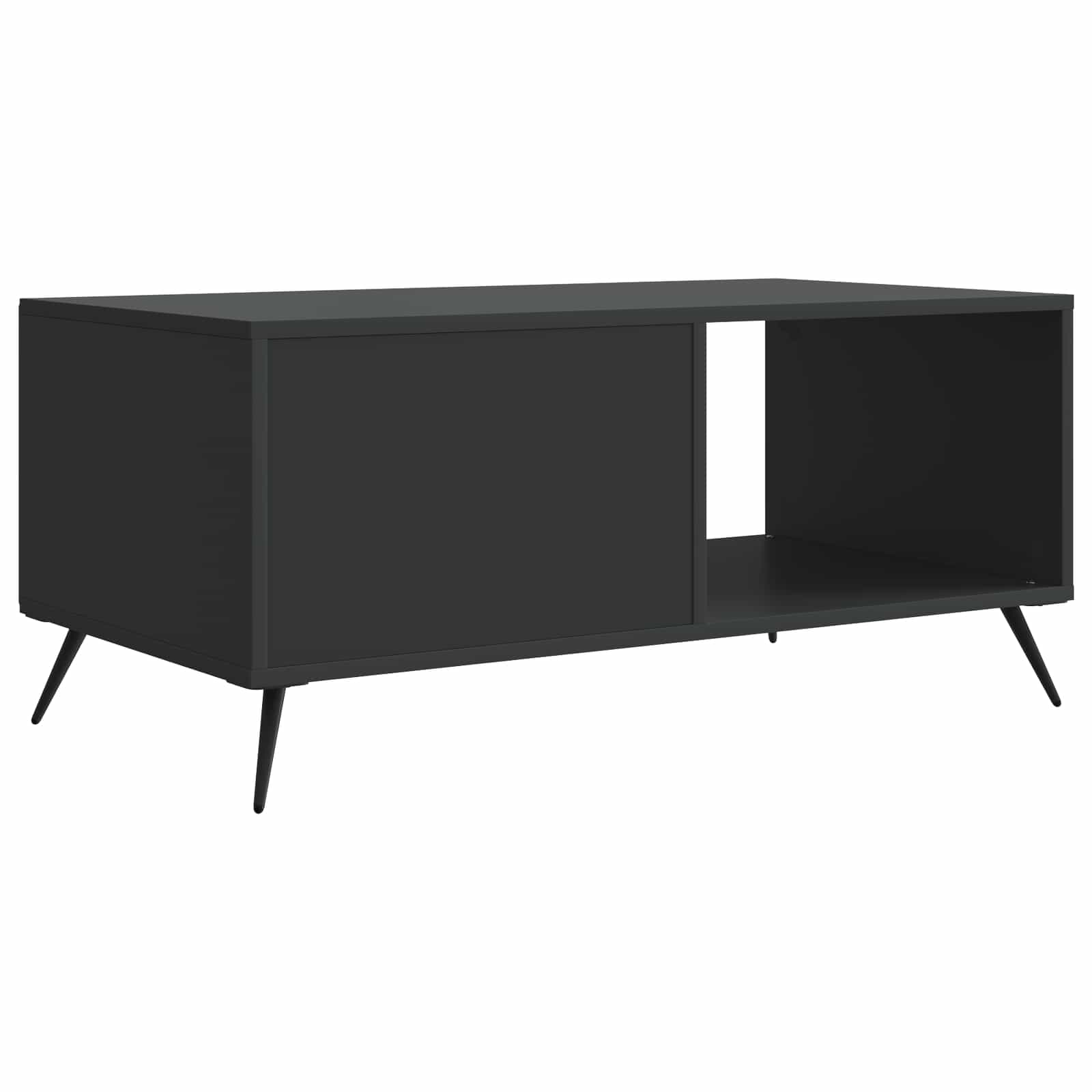 Couchtisch Schwarz 90 x 50 x 40 cm Holzwerkstoff