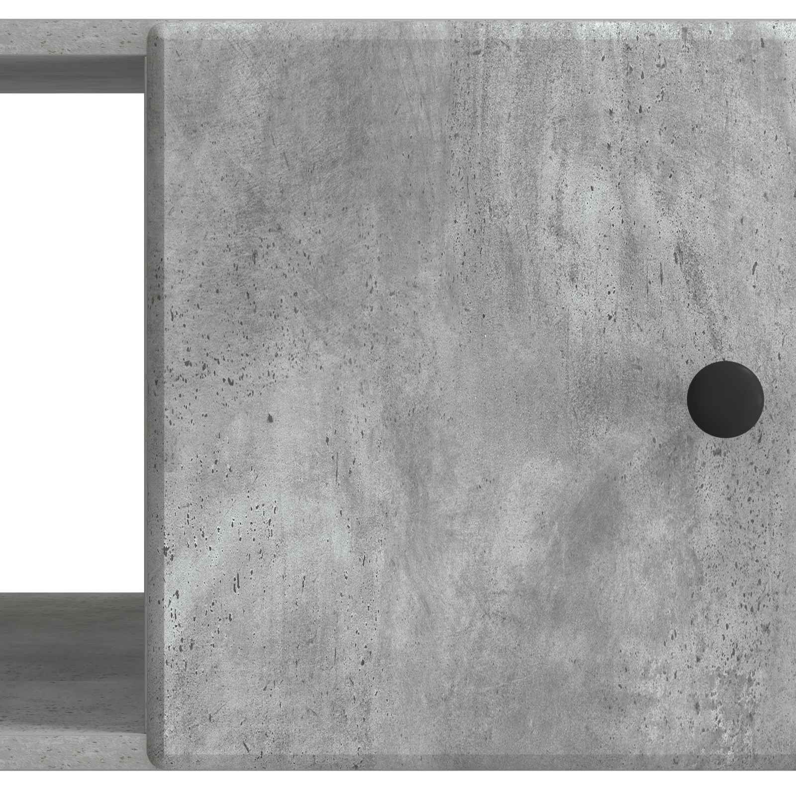 Couchtisch Betongrau 90 x 50 x 40 cm Holzwerkstoff