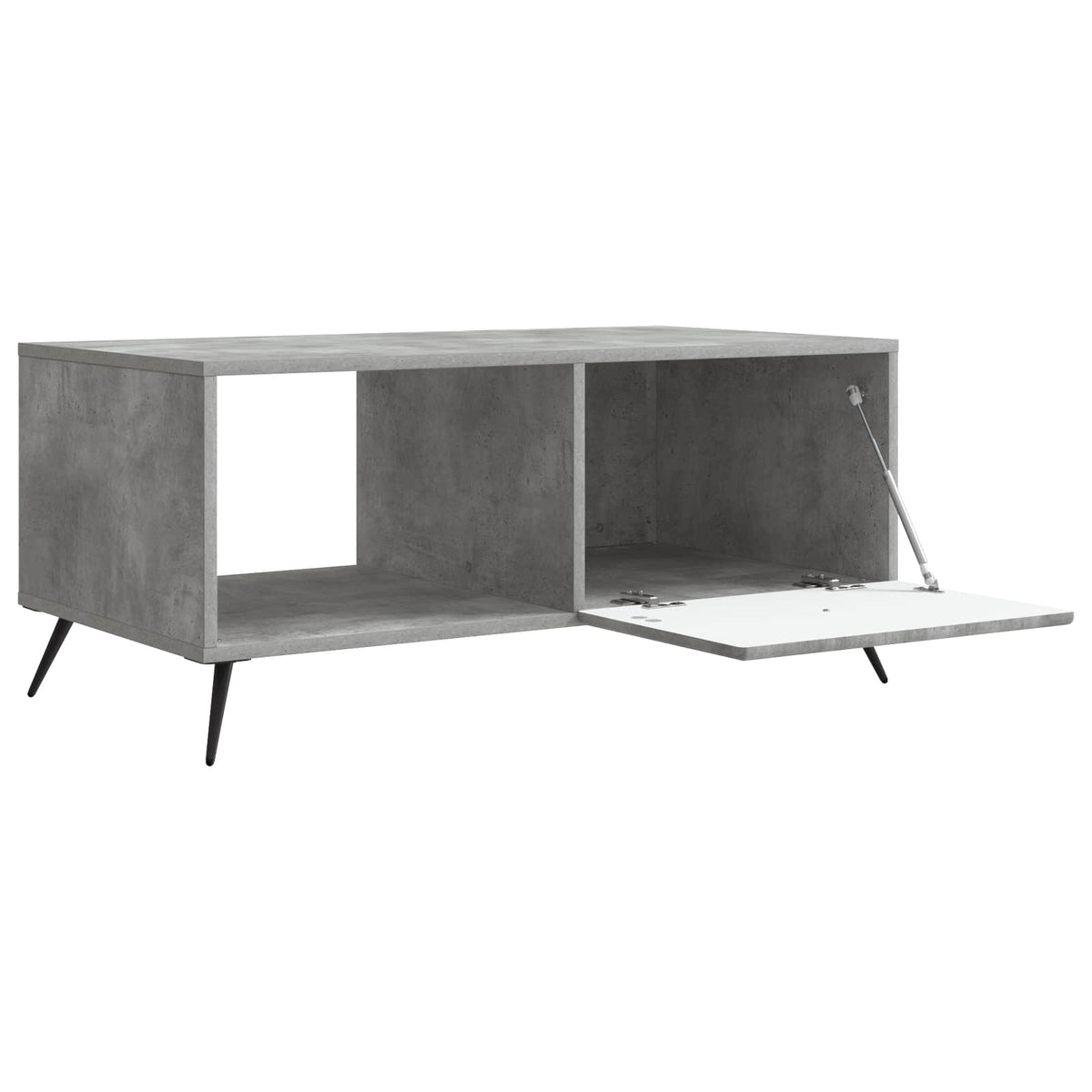 Couchtisch Betongrau 90 x 50 x 40 cm Holzwerkstoff