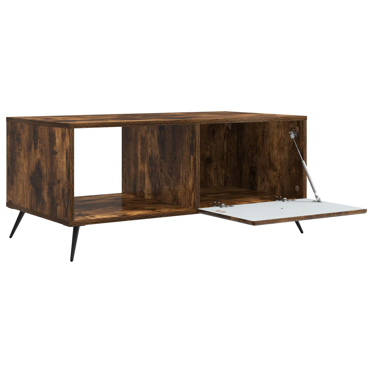 Couchtisch Räuchereiche 90 x 50 x 40 cm Holzwerkstoff