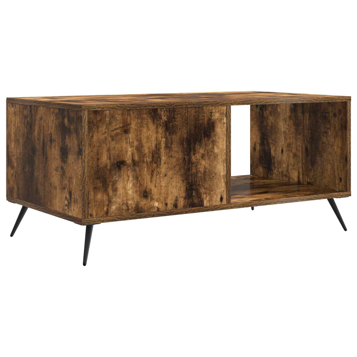 Couchtisch Räuchereiche 90 x 50 x 40 cm Holzwerkstoff