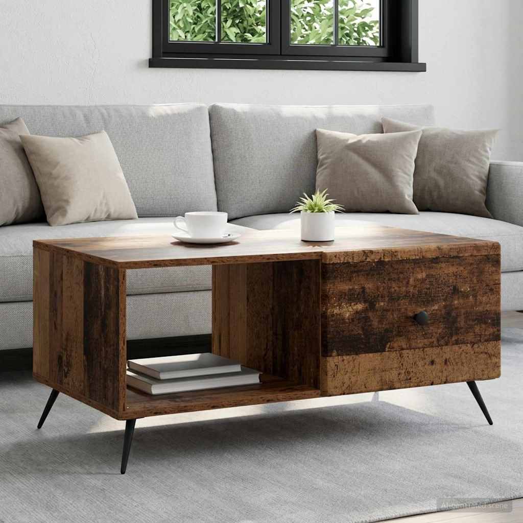 Couchtisch Altholz 90 x 50 x 40 cm Holzwerkstoff