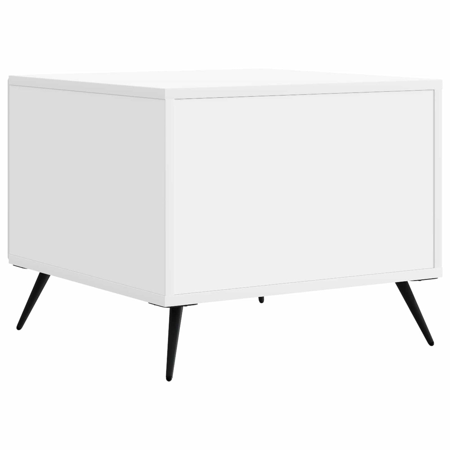 Couchtisch mit Schubladen Weiß 49 x 50 x 40 cm Holzwerkstoff