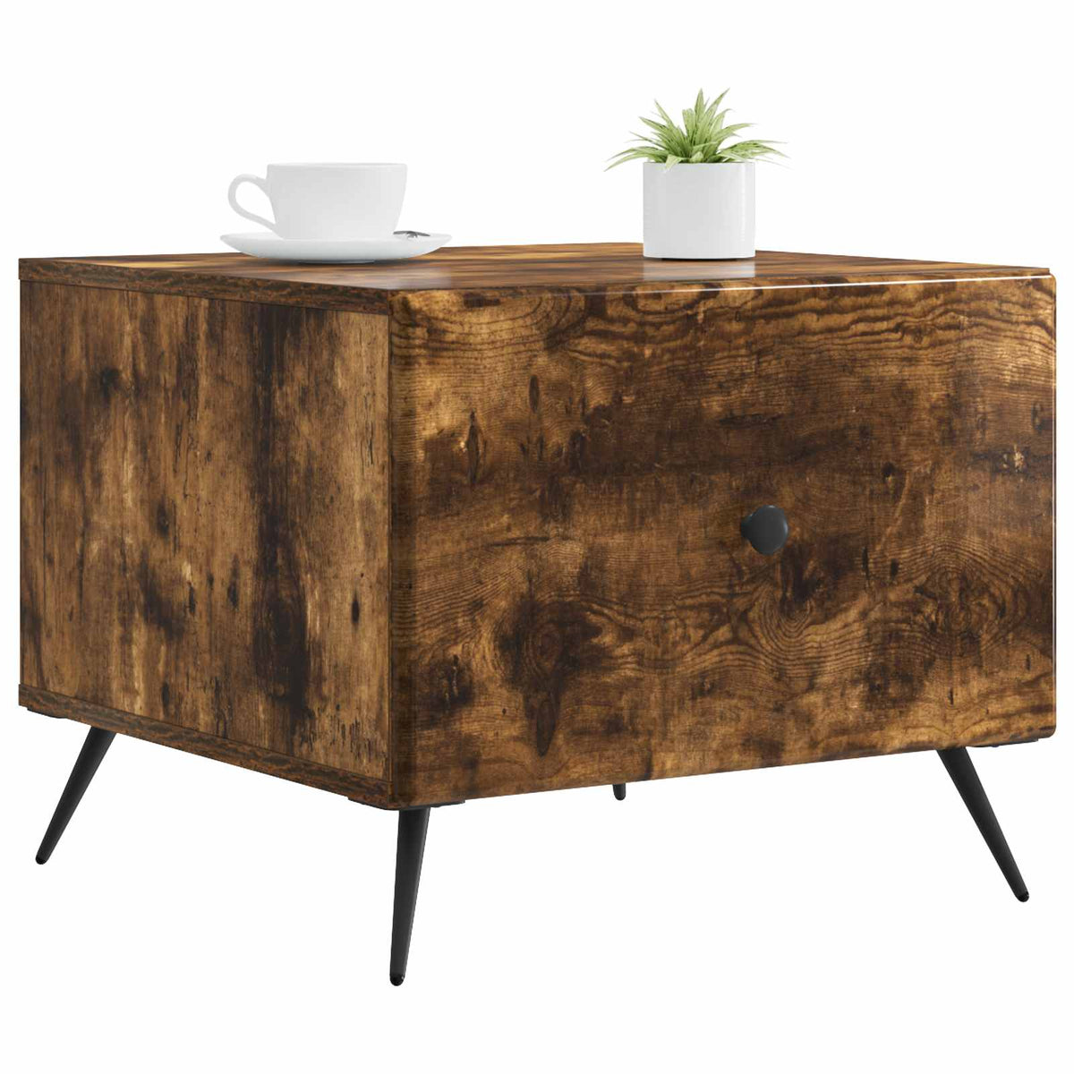Couchtisch Räuchereiche 49 x 50 x 40 cm Holzwerkstoff