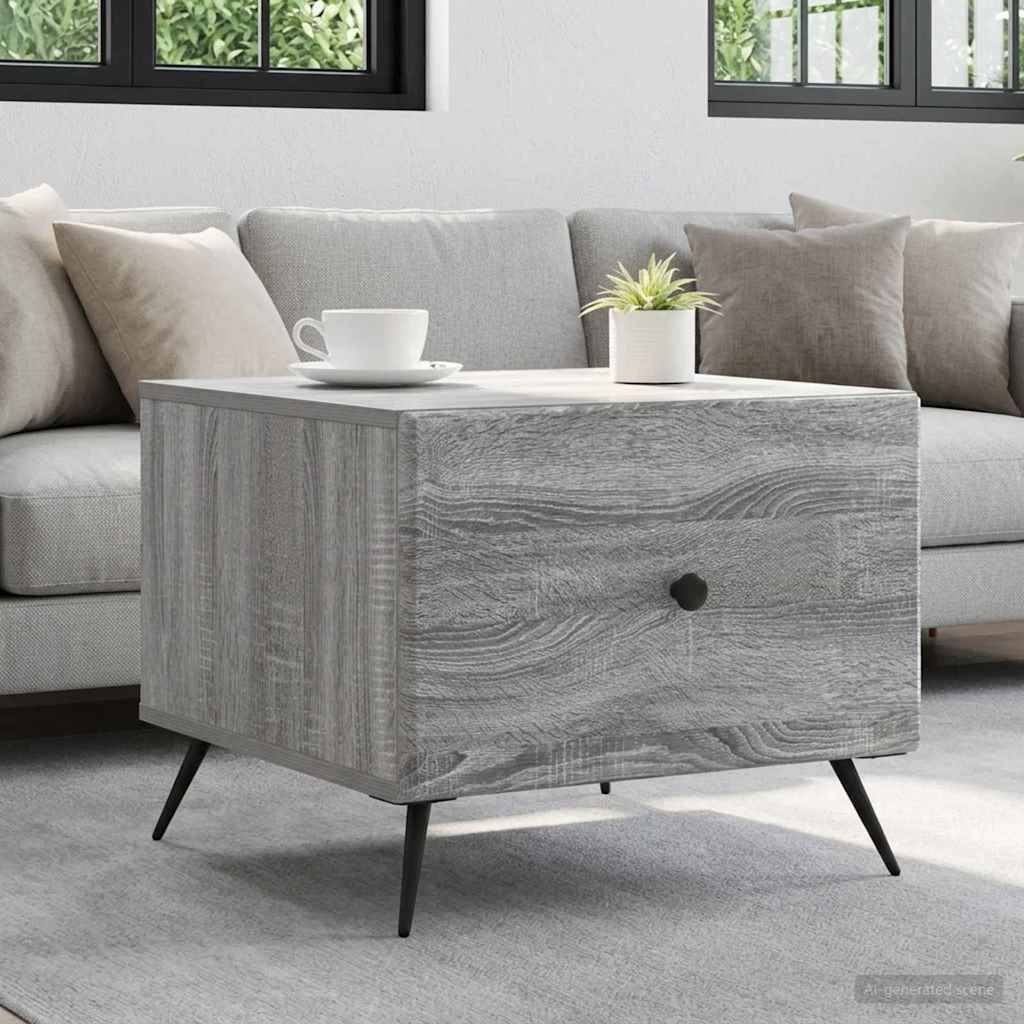 Couchtisch Sonoma-Grau 49 x 50 x 40 cm Holzwerkstoff