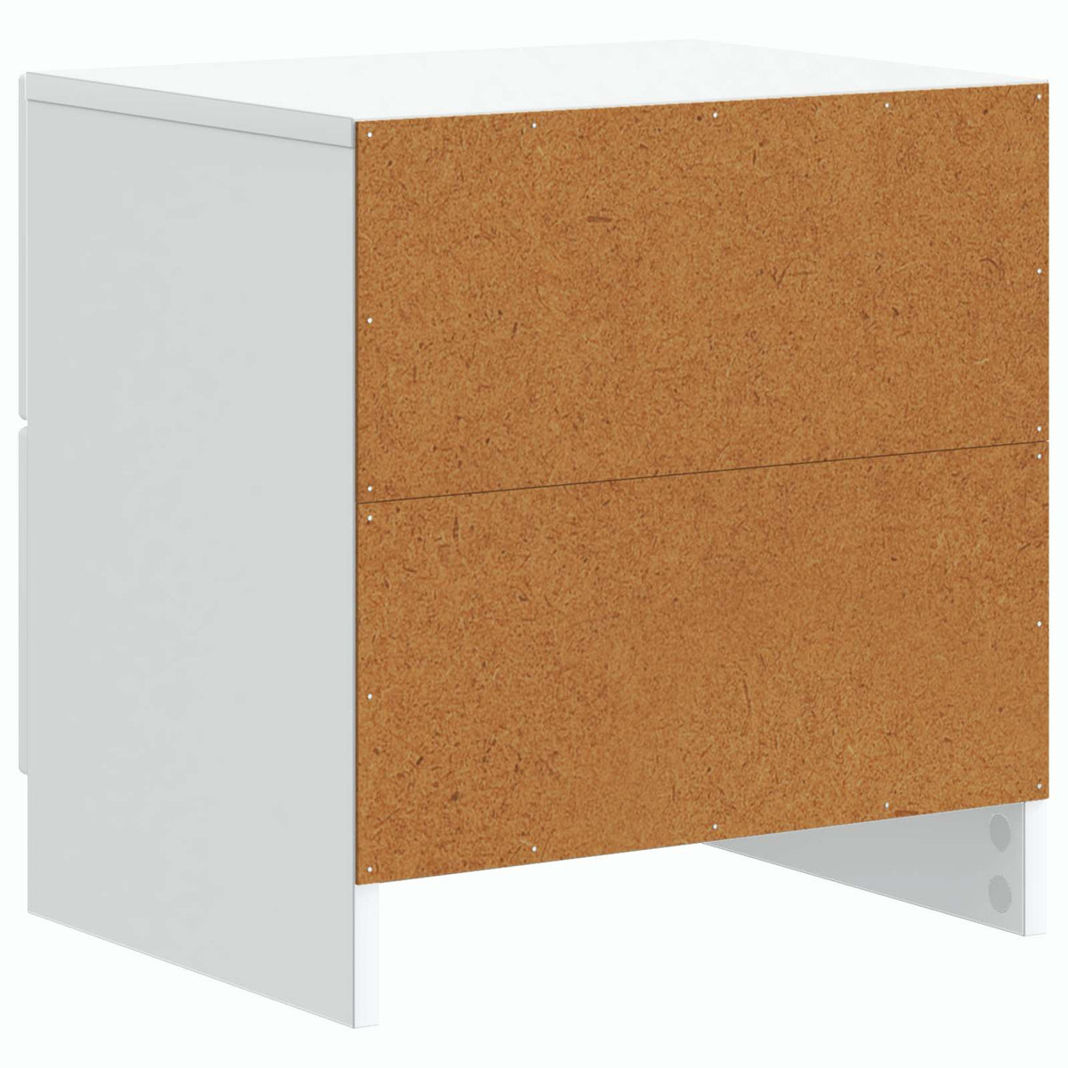 Nachttisch 2 Stk. Weiß 43 x 34,5 x 44,5 cm Holzwerkstoff
