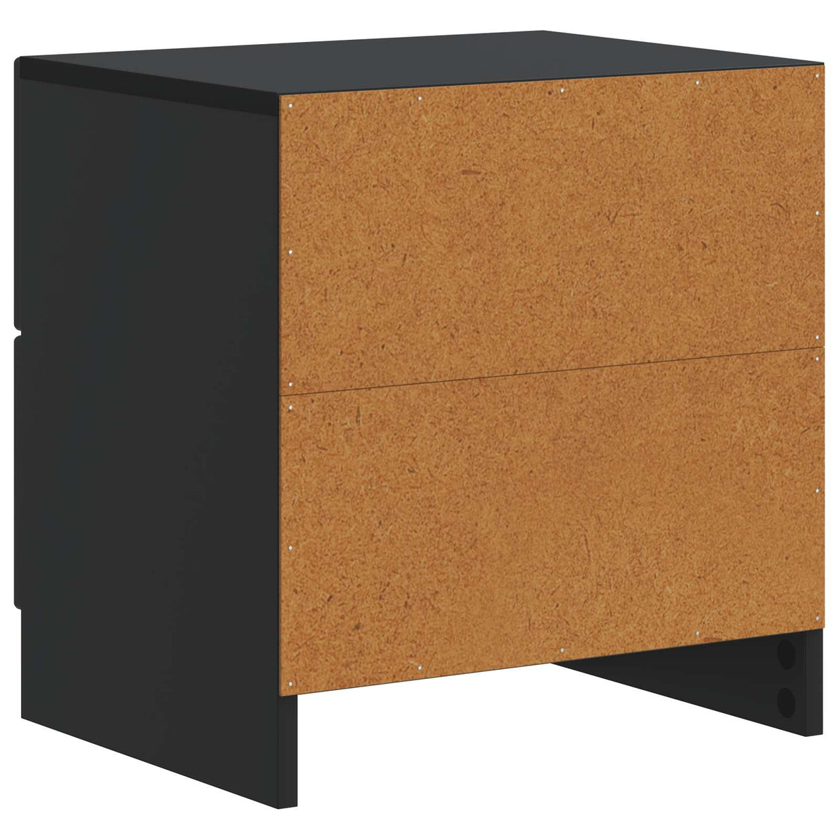 Nachttisch Schwarz 43 x 34,5 x 44,5 cm Holzwerkstoff