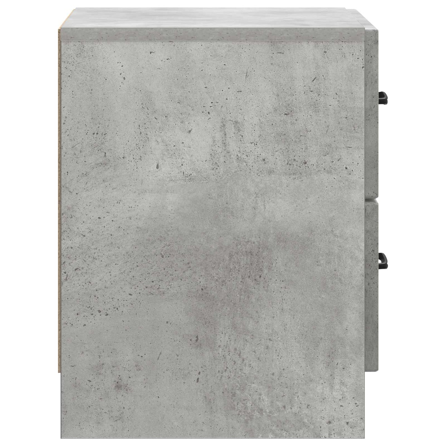 Nachttisch 2 Stk. Betongrau 43 x 34,5 x 44,5 cm Holzwerkstoff