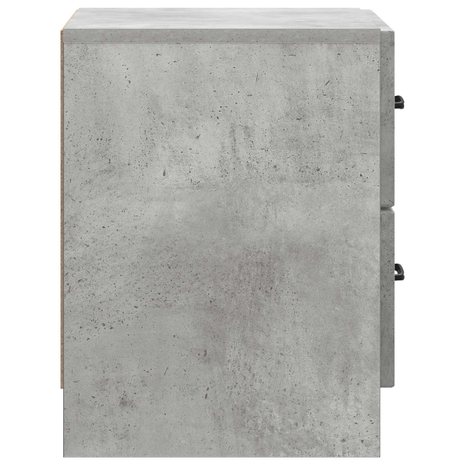 Nachttisch 2 Stk. Betongrau 43 x 34,5 x 44,5 cm Holzwerkstoff