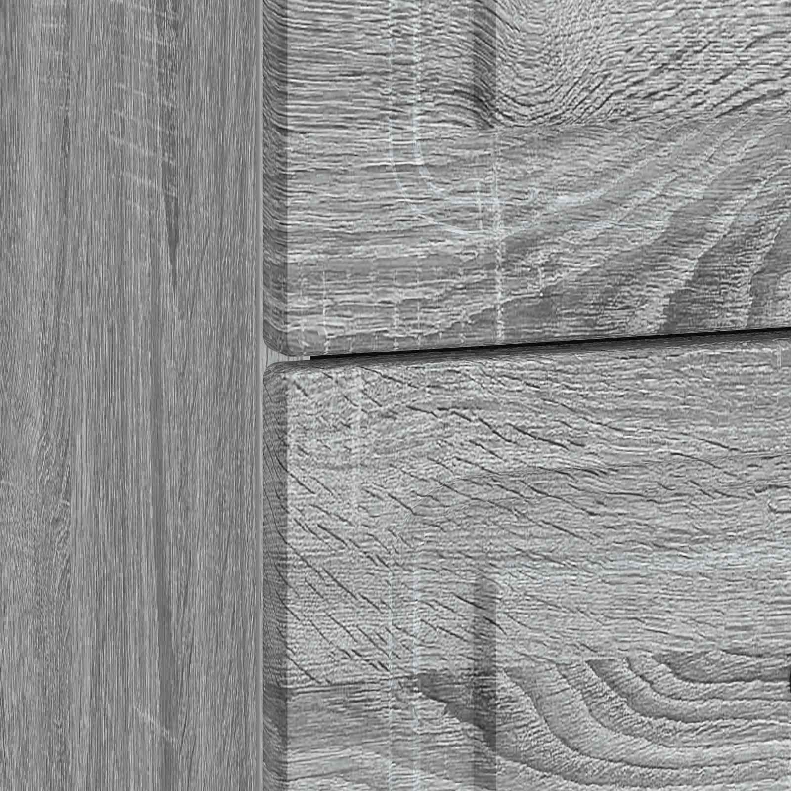 Nachttisch Sonoma-Grau 43 x 34,5 x 44,5 cm Holzwerkstoff