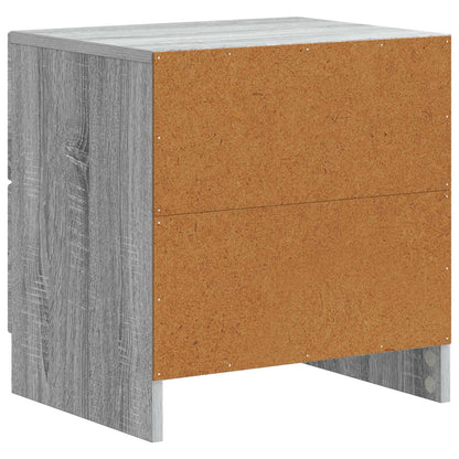 Nachttisch Sonoma-Grau 43 x 34,5 x 44,5 cm Holzwerkstoff