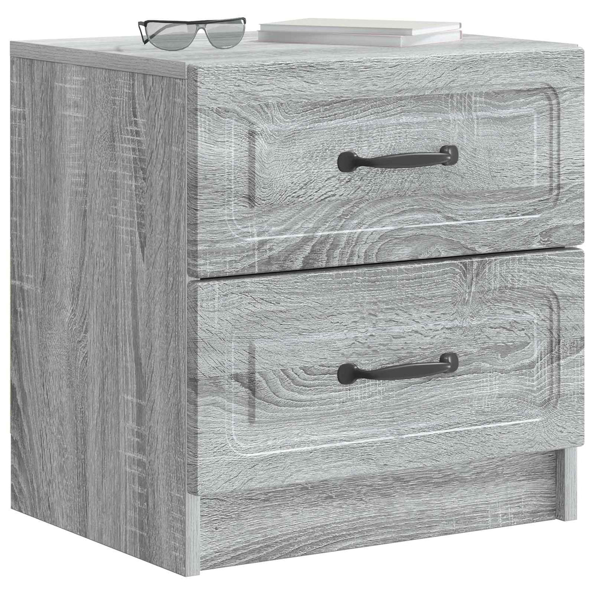Nachttisch Sonoma-Grau 43 x 34,5 x 44,5 cm Holzwerkstoff