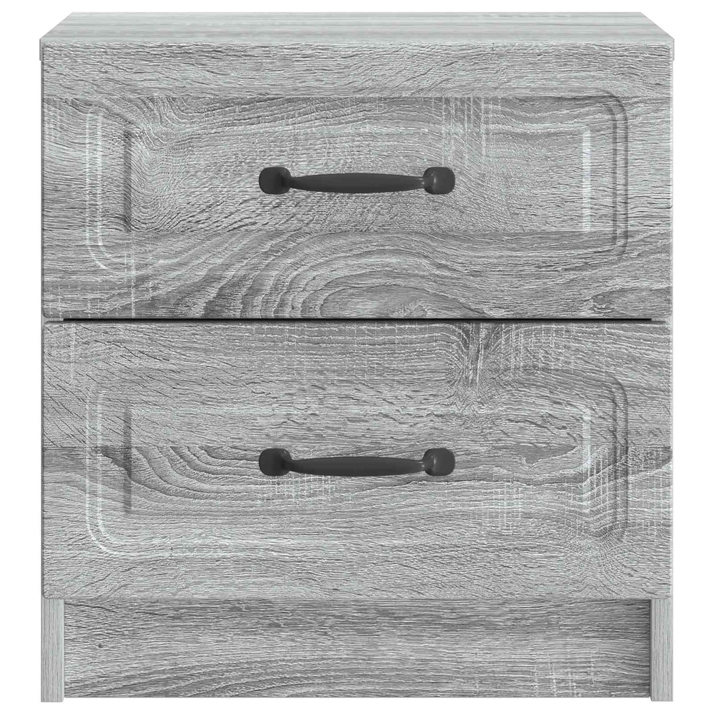 Nachttisch 2 Stk. Sonoma-Grau 43 x 34,5 x 44,5 cm Holzwerkstoff