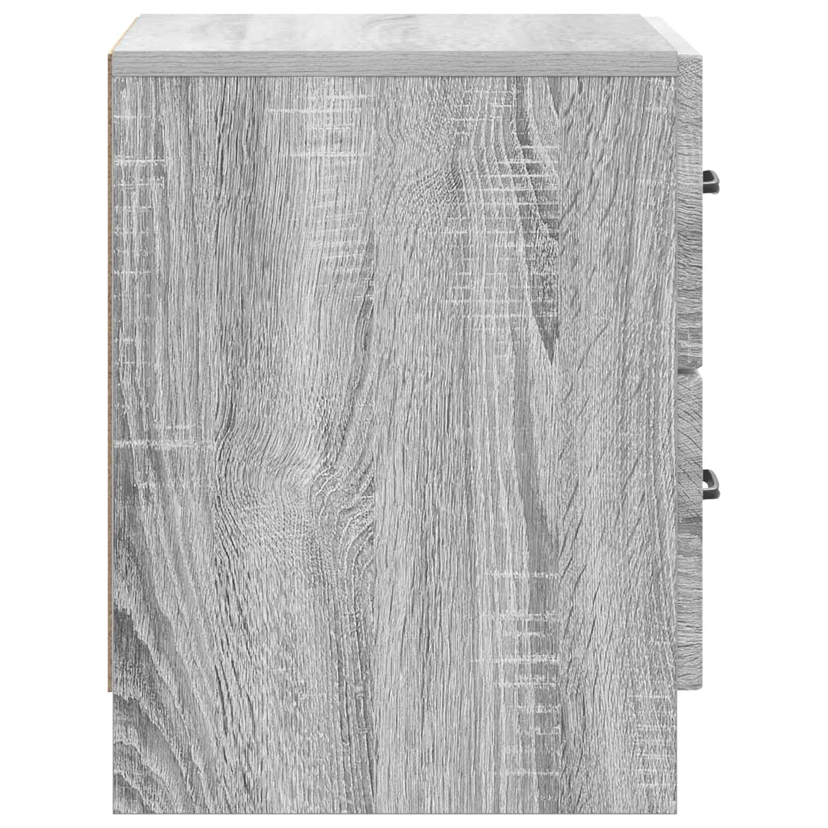 Nachttisch 2 Stk. Sonoma-Grau 43 x 34,5 x 44,5 cm Holzwerkstoff