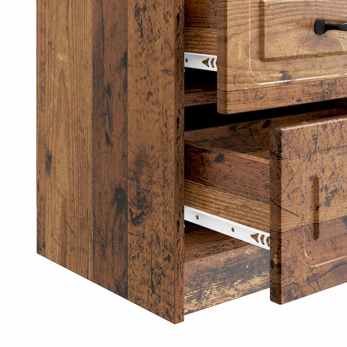 Nachttisch Altholz 43 x 34,5 x 44,5 cm Holzwerkstoff