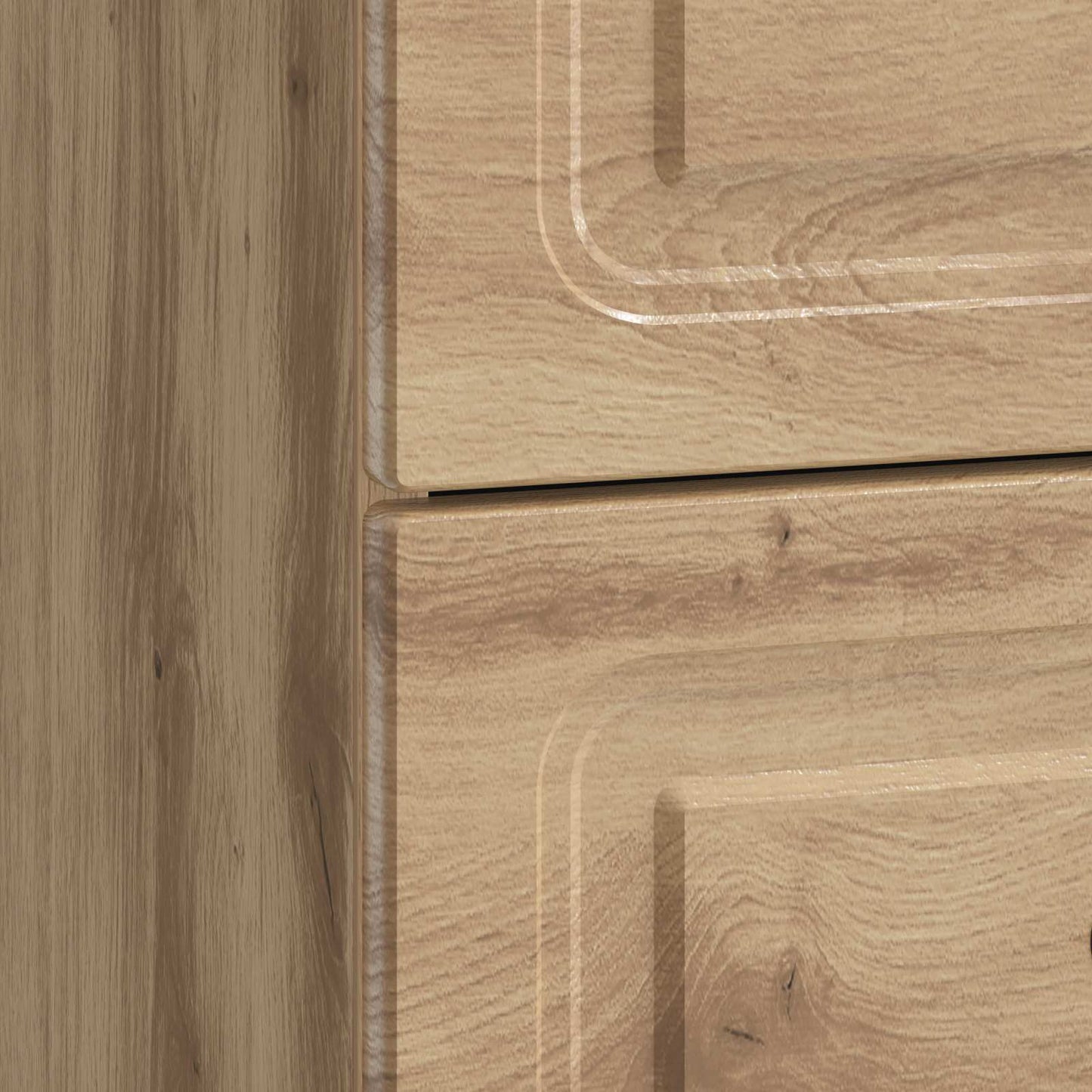 Nachttisch 2 stk. Artisan-Eiche 43 x 34,5 x 44,5 cm