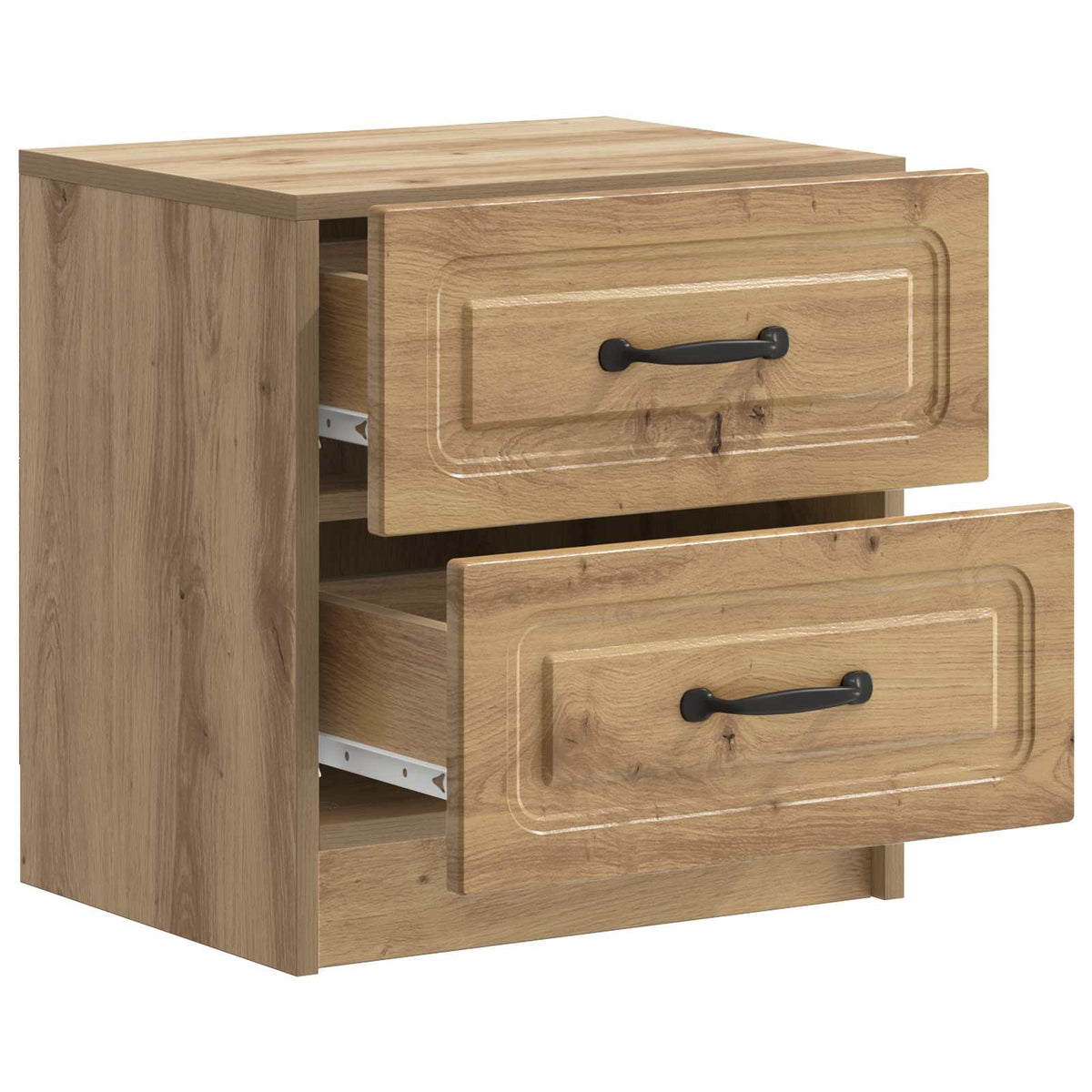 Nachttisch 2 stk. Artisan-Eiche 43 x 34,5 x 44,5 cm