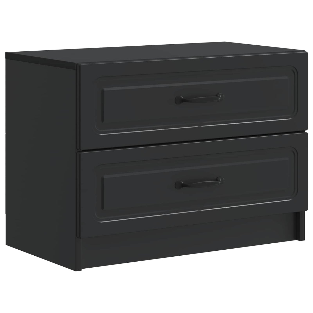 Nachttisch Schwarz 62 x 34,5 x 44,5 cm Holzwerkstoff