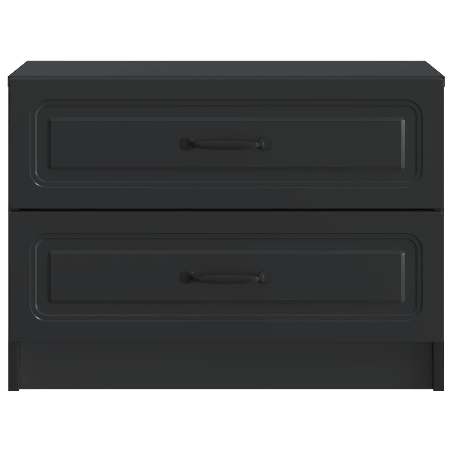 Nachttisch Schwarz 62 x 34,5 x 44,5 cm Holzwerkstoff