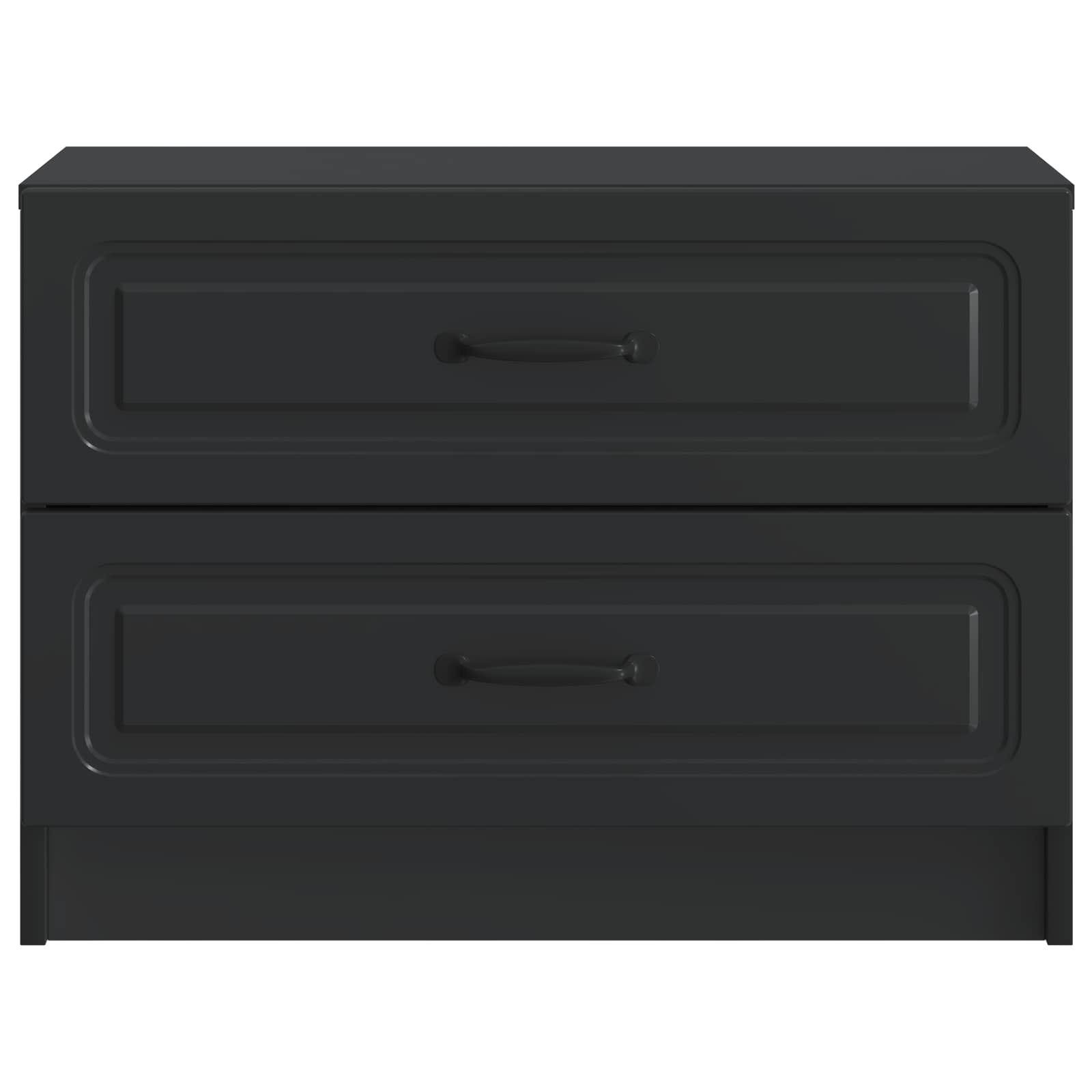 Nachttisch Schwarz 62 x 34,5 x 44,5 cm Holzwerkstoff