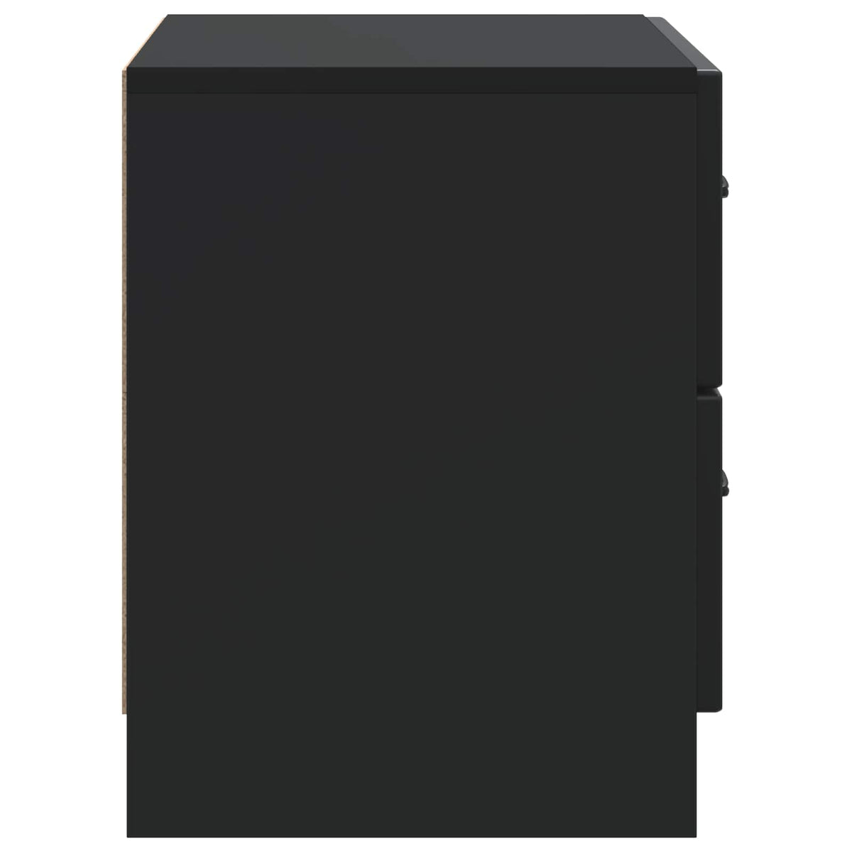Nachttisch Schwarz 62 x 34,5 x 44,5 cm Holzwerkstoff