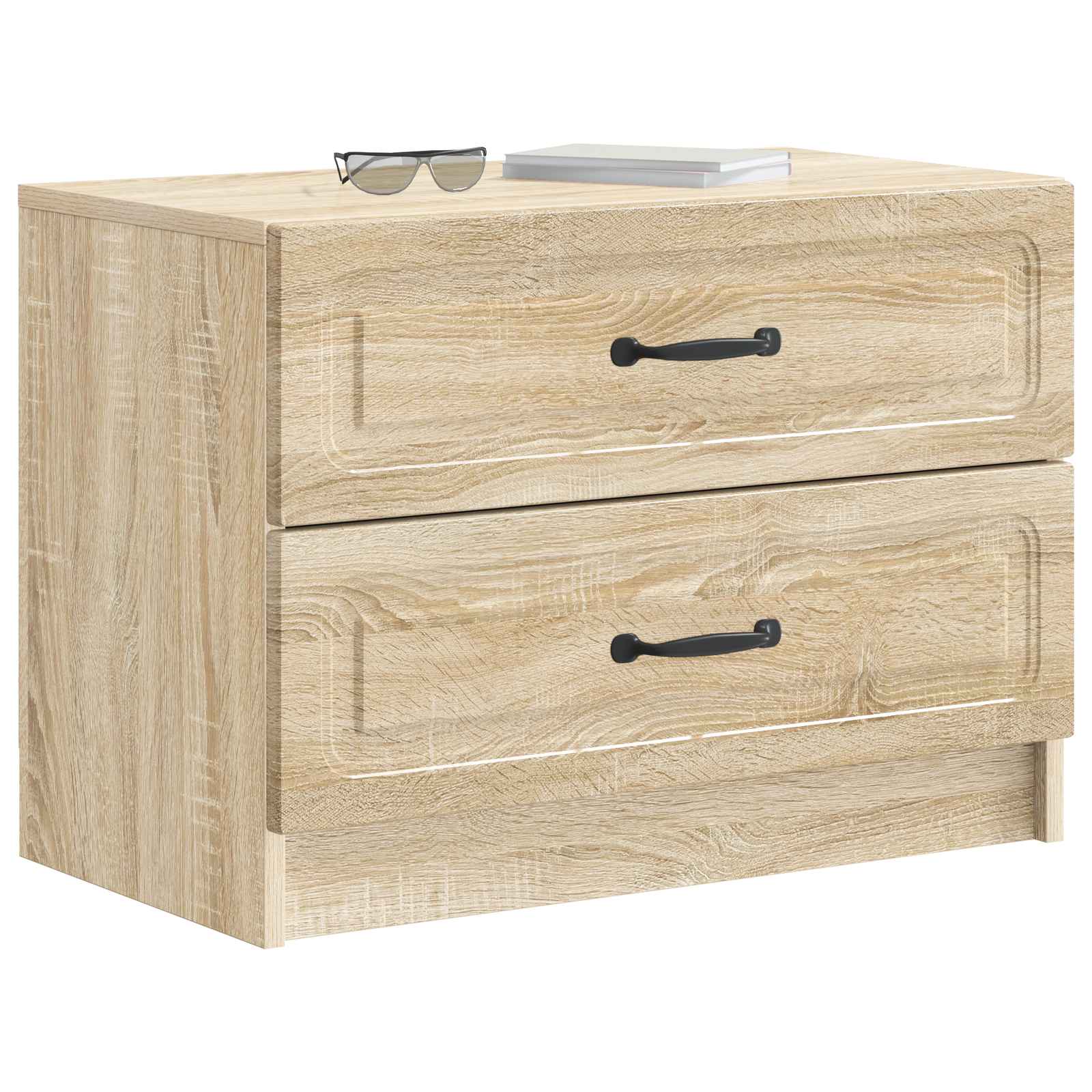 Nachttisch Sonoma-Eiche 62 x 34,5 x 44,5 cm Holzwerkstoff