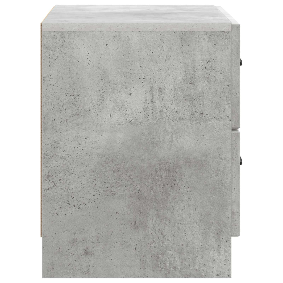 Nachttisch Betongrau 62 x 34,5 x 44,5 cm Holzwerkstoff