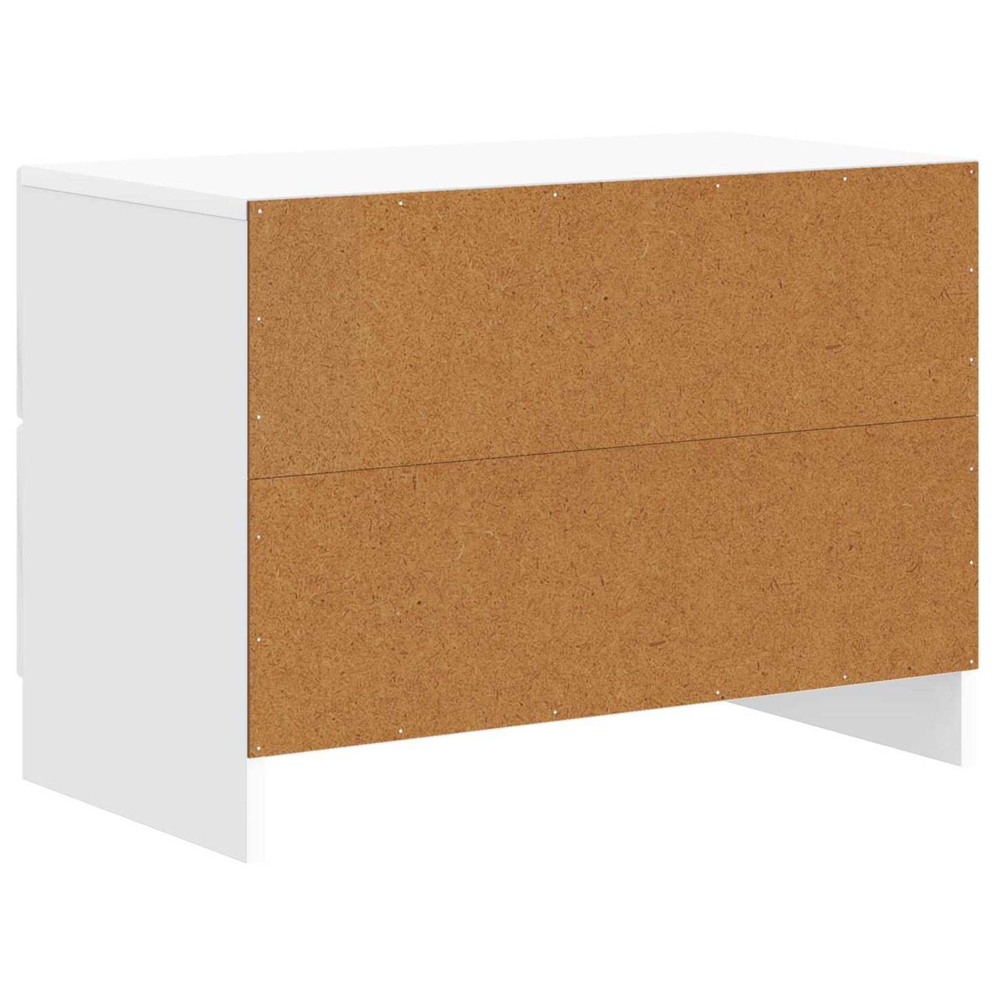 Nachttisch Hochglanz Weiß 62 x 34,5 x 44,5 cm Holzwerkstoff