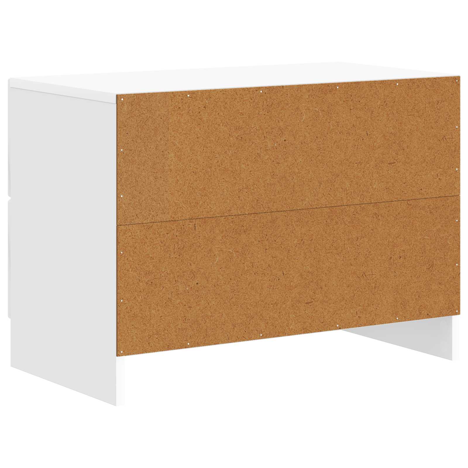 Nachttisch Hochglanz Weiß 62 x 34,5 x 44,5 cm Holzwerkstoff