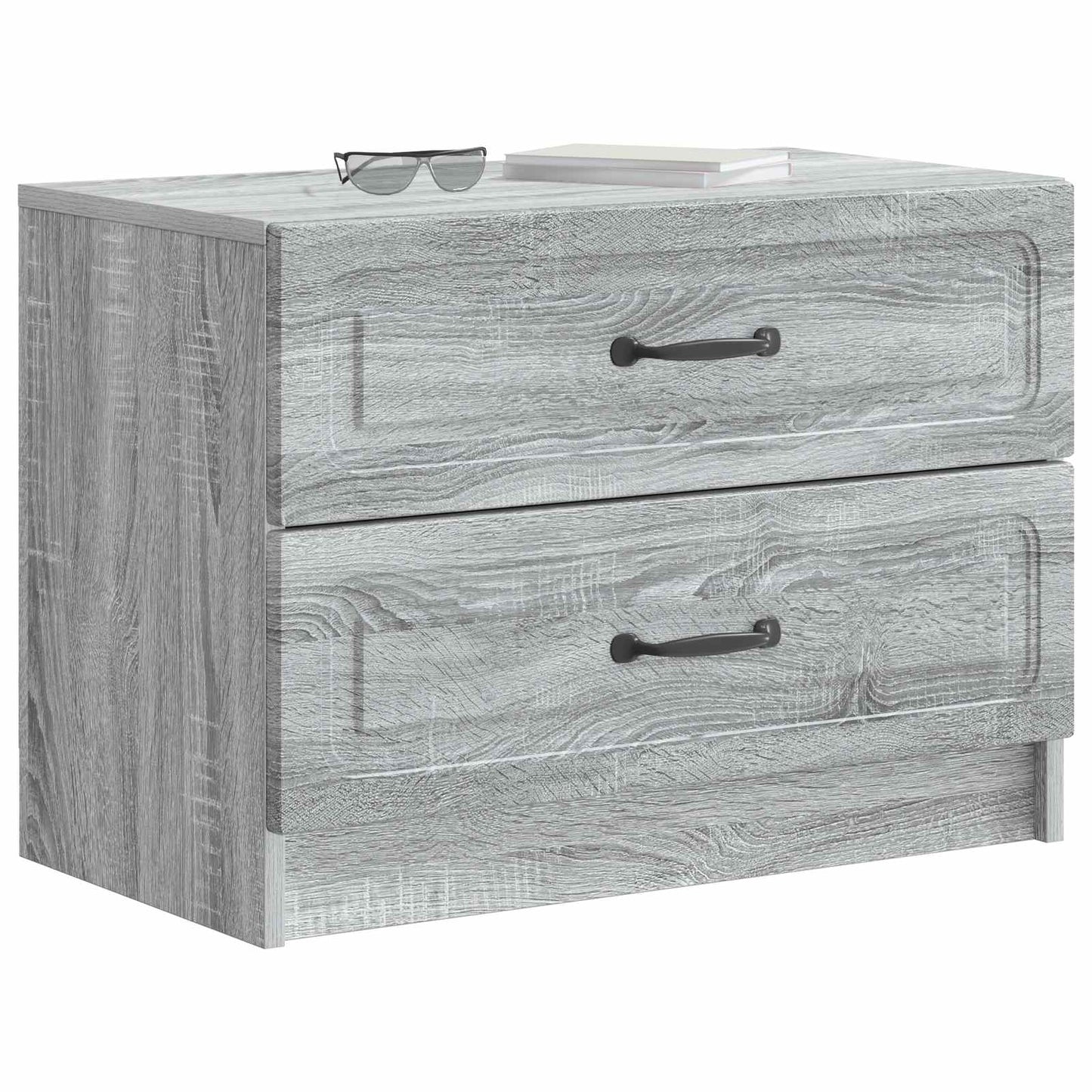Nachttisch Sonoma-Grau 62 x 34,5 x 44,5 cm Holzwerkstoff