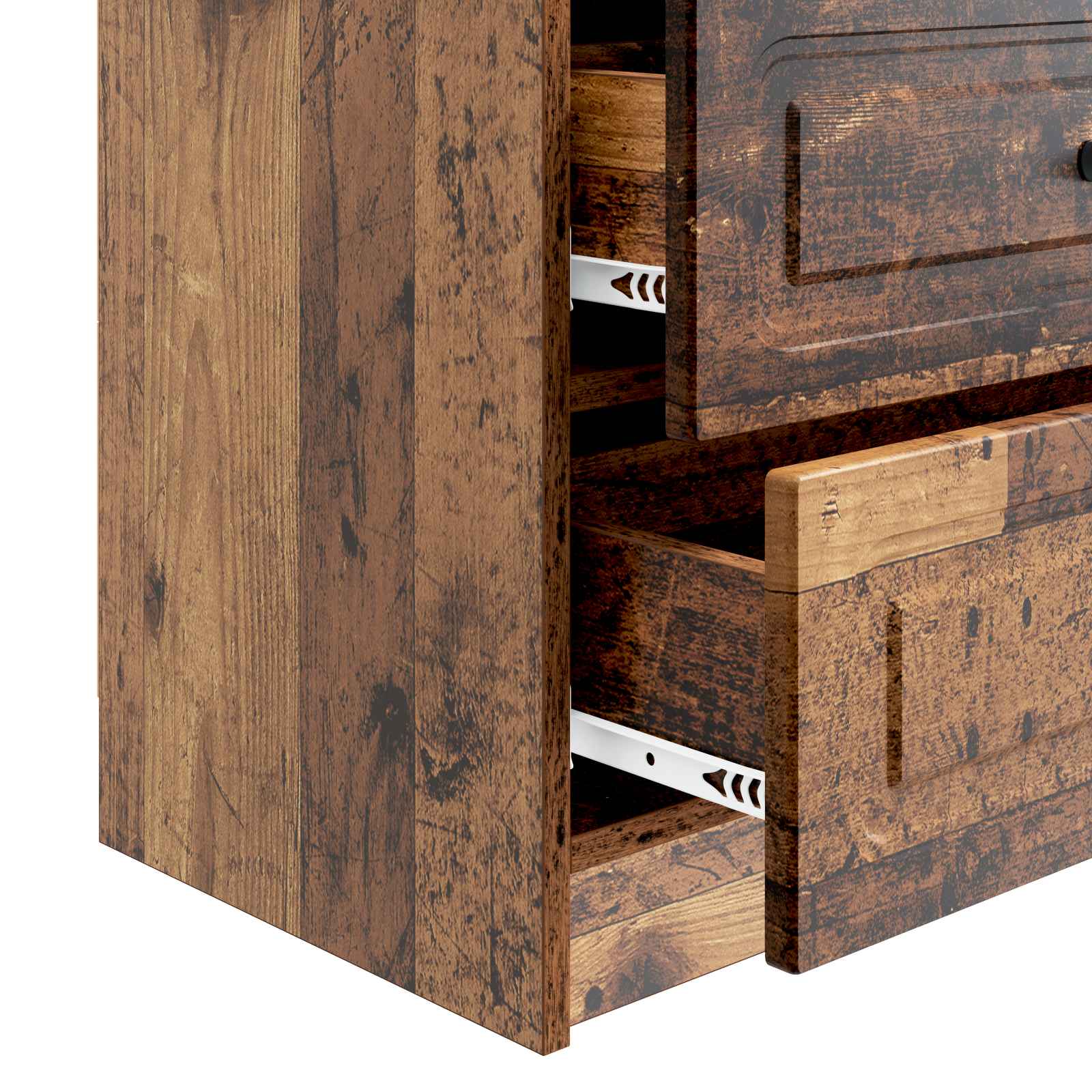Nachttisch Altholz 62 x 34,5 x 44,5 cm Holzwerkstoff