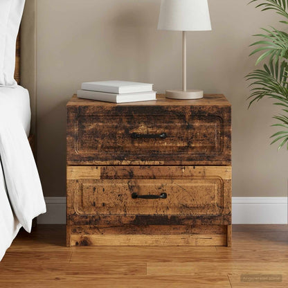 Nachttisch Altholz 62 x 34,5 x 44,5 cm Holzwerkstoff