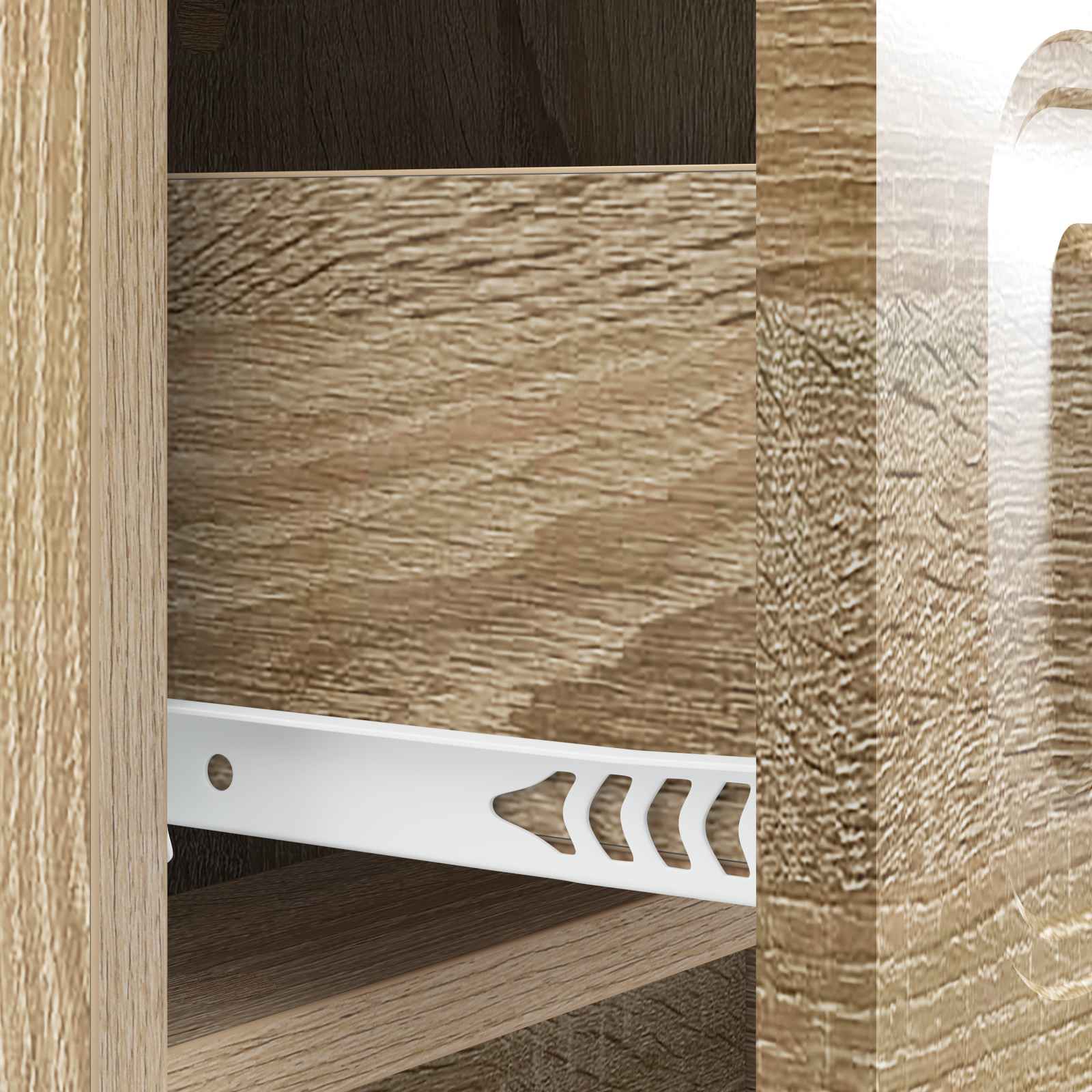 Nachttisch Sonoma-Eiche 43 x 41 x 63,5 cm Holzwerkstoff