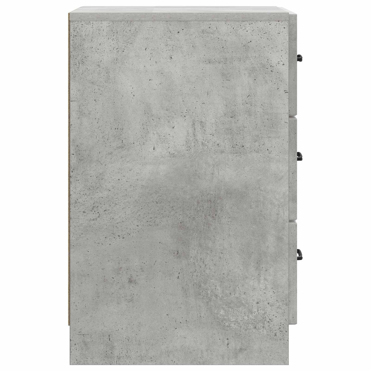 Nachttisch Betongrau 43 x 41 x 63,5 cm Holzwerkstoff