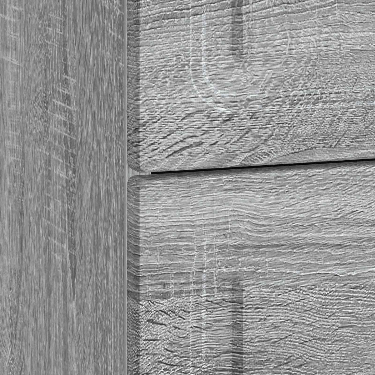 Nachttisch Sonoma-Grau 43 x 41 x 63,5 cm Holzwerkstoff