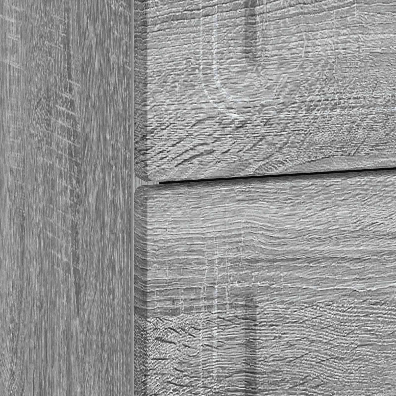 Nachttisch Sonoma-Grau 43 x 41 x 63,5 cm Holzwerkstoff