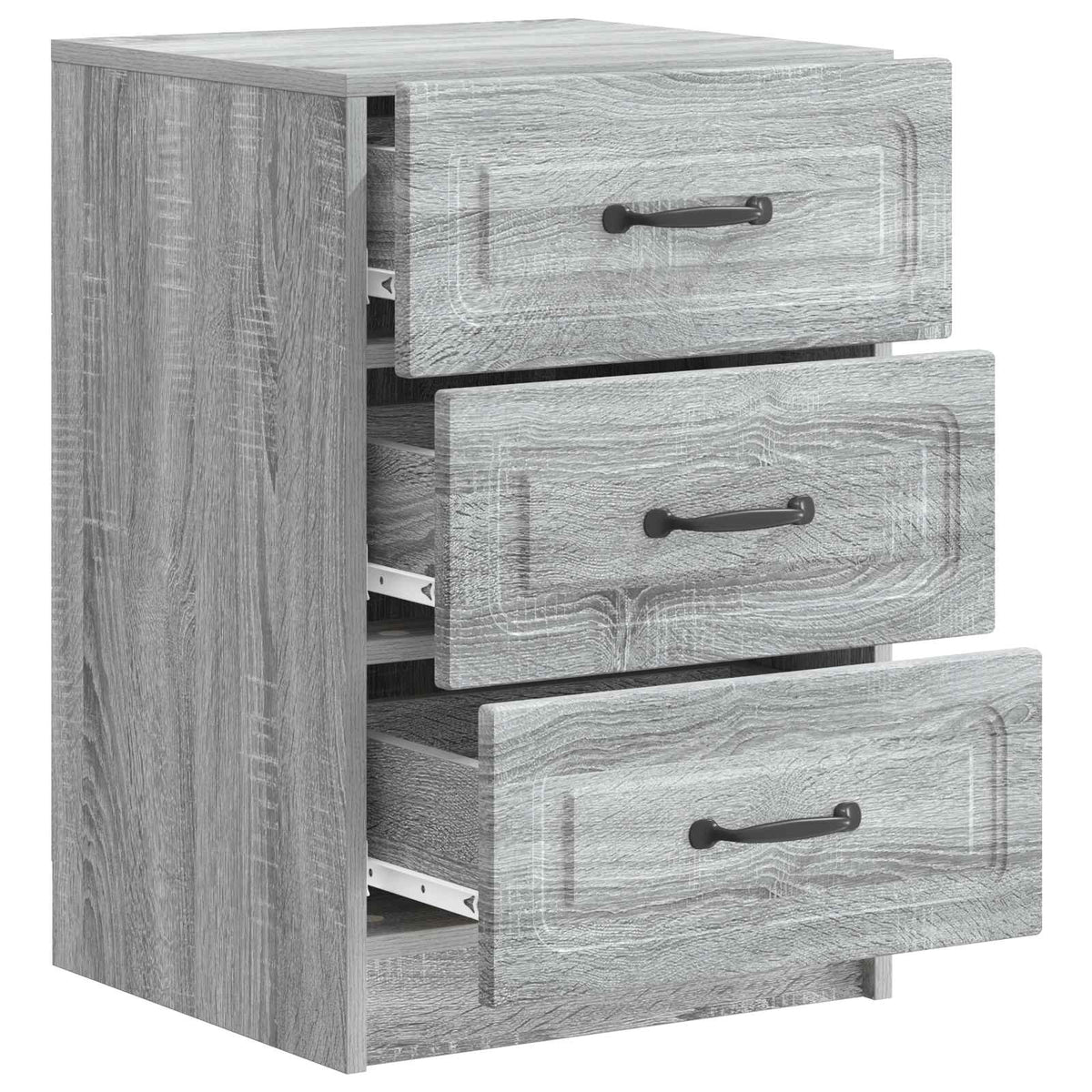 Nachttisch Sonoma-Grau 43 x 41 x 63,5 cm Holzwerkstoff