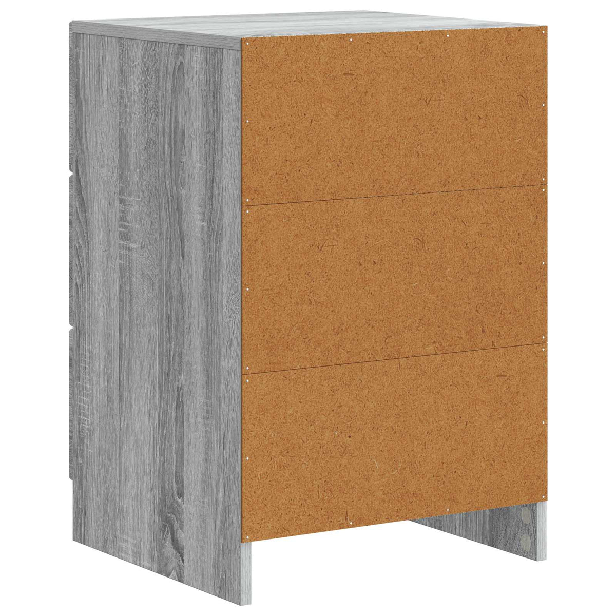 Nachttisch Sonoma-Grau 43 x 41 x 63,5 cm Holzwerkstoff