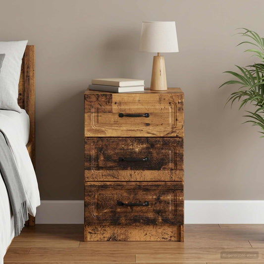 Nachttisch Altholz 43 x 41 x 63,5 cm Holzwerkstoff