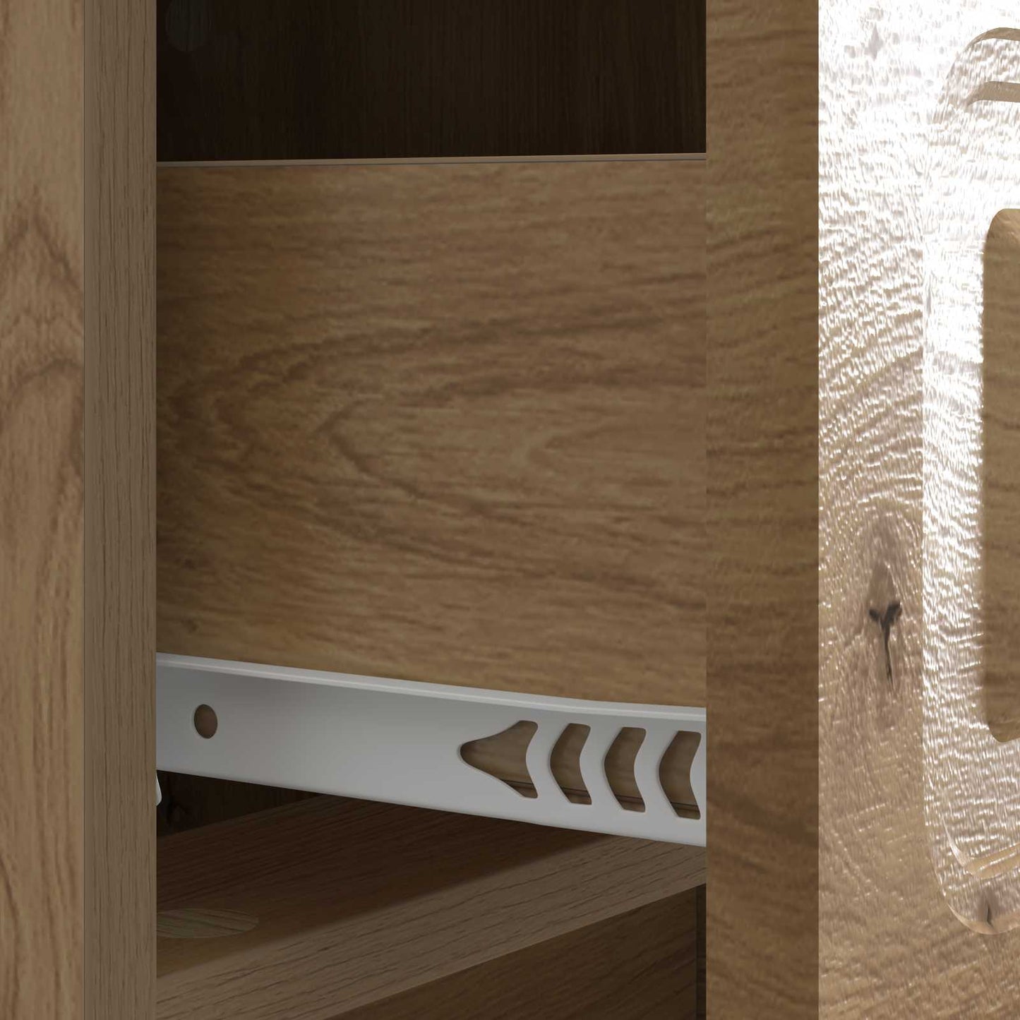 Nachttisch Artisan-Eiche 43 x 41 x 63,5 cm Holzwerkstoff
