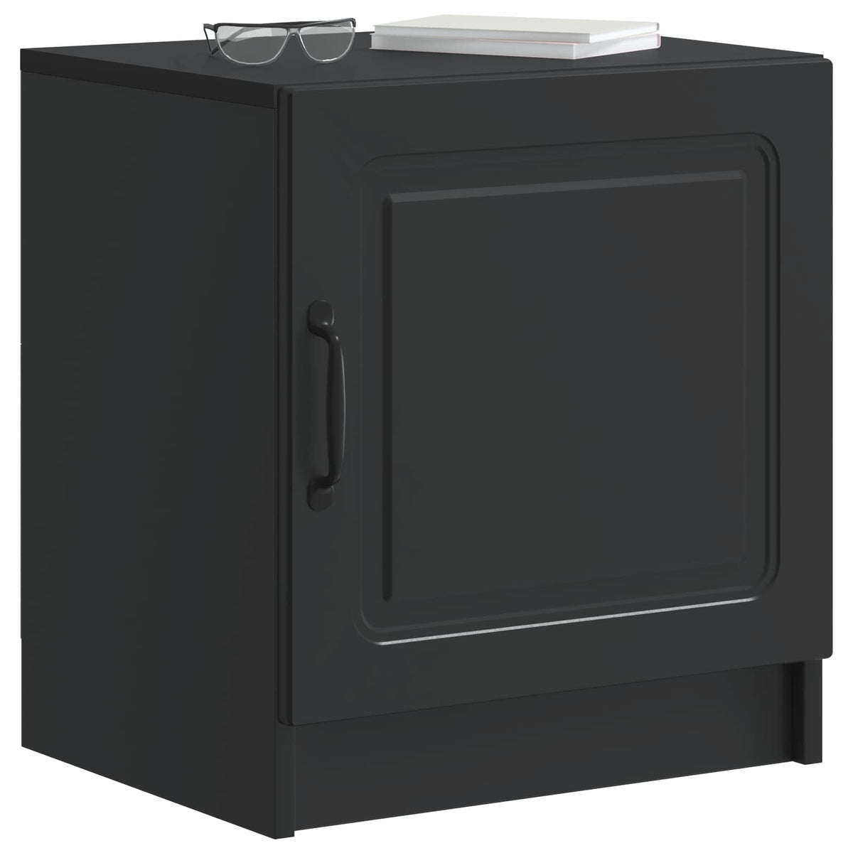 Nachttisch 2 Stk. Schwarz 43 x 34,5 x 47 cm Holzwerkstoff
