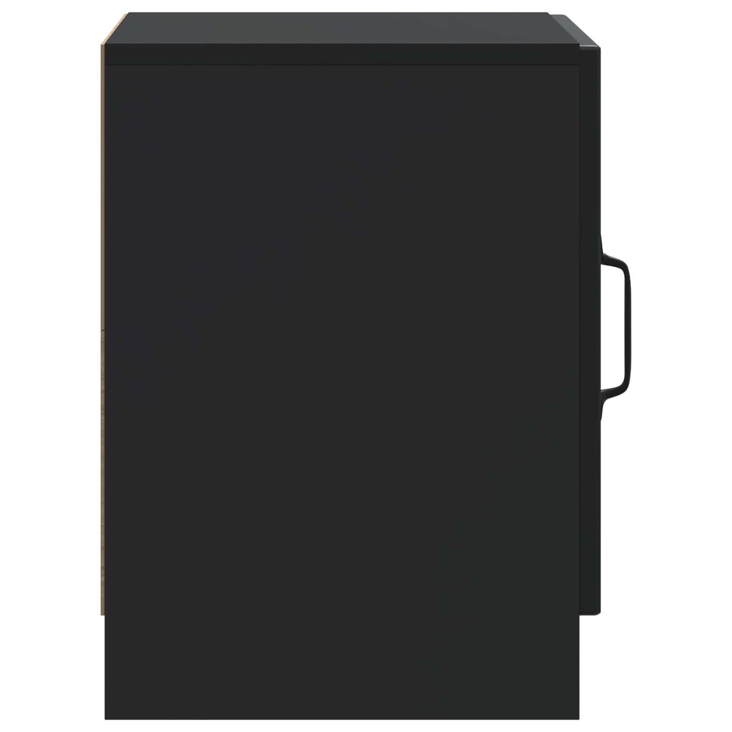 Nachttisch 2 Stk. Schwarz 43 x 34,5 x 47 cm Holzwerkstoff