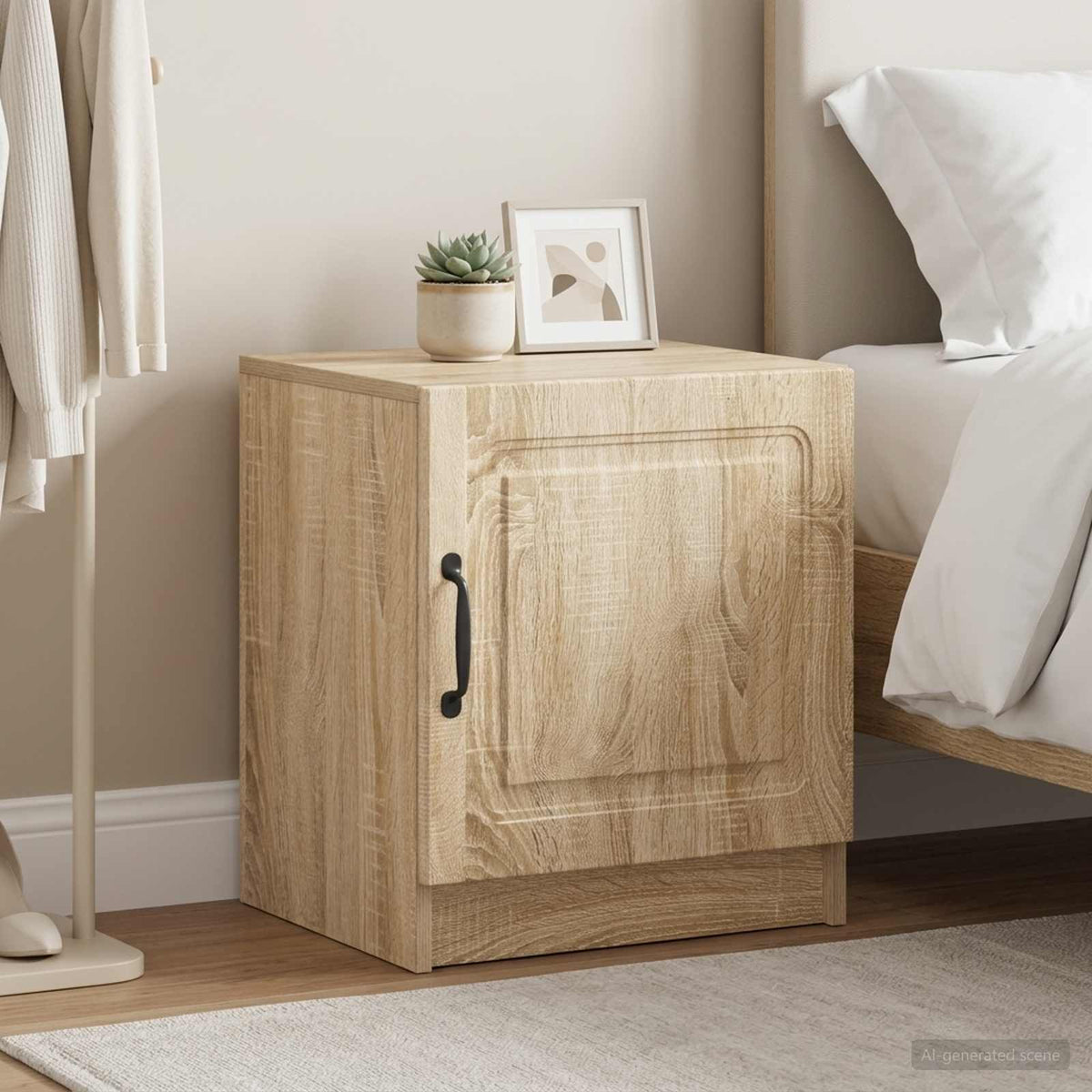 Nachttisch 2 Stk. Sonoma-Eiche 43 x 34,5 x 47 cm Holzwerkstoff