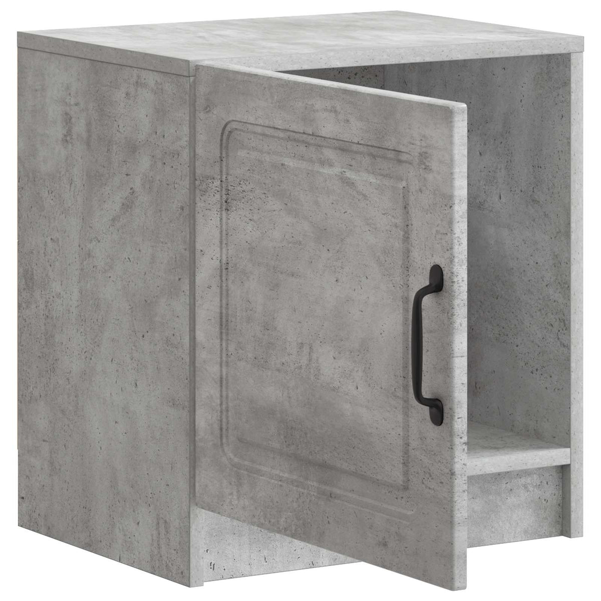 Nachttisch 2 Stk. Betongrau 43 x 34,5 x 47 cm Holzwerkstoff