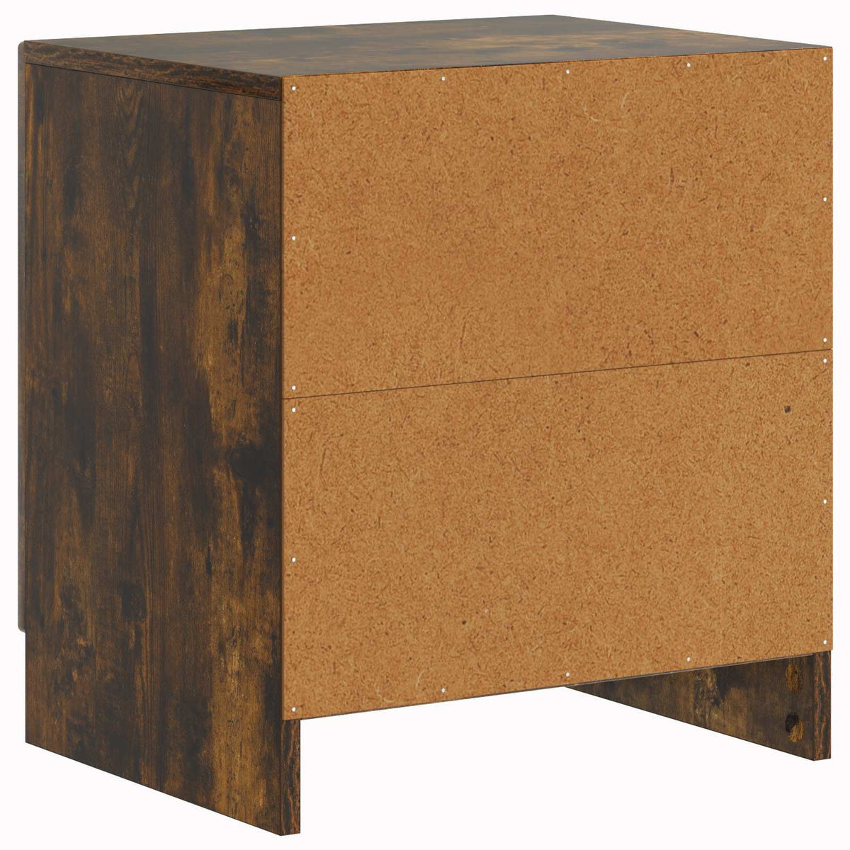 Nachttisch 2 Stk. Räuchereiche 43 x 34,5 x 47 cm Holzwerkstoff