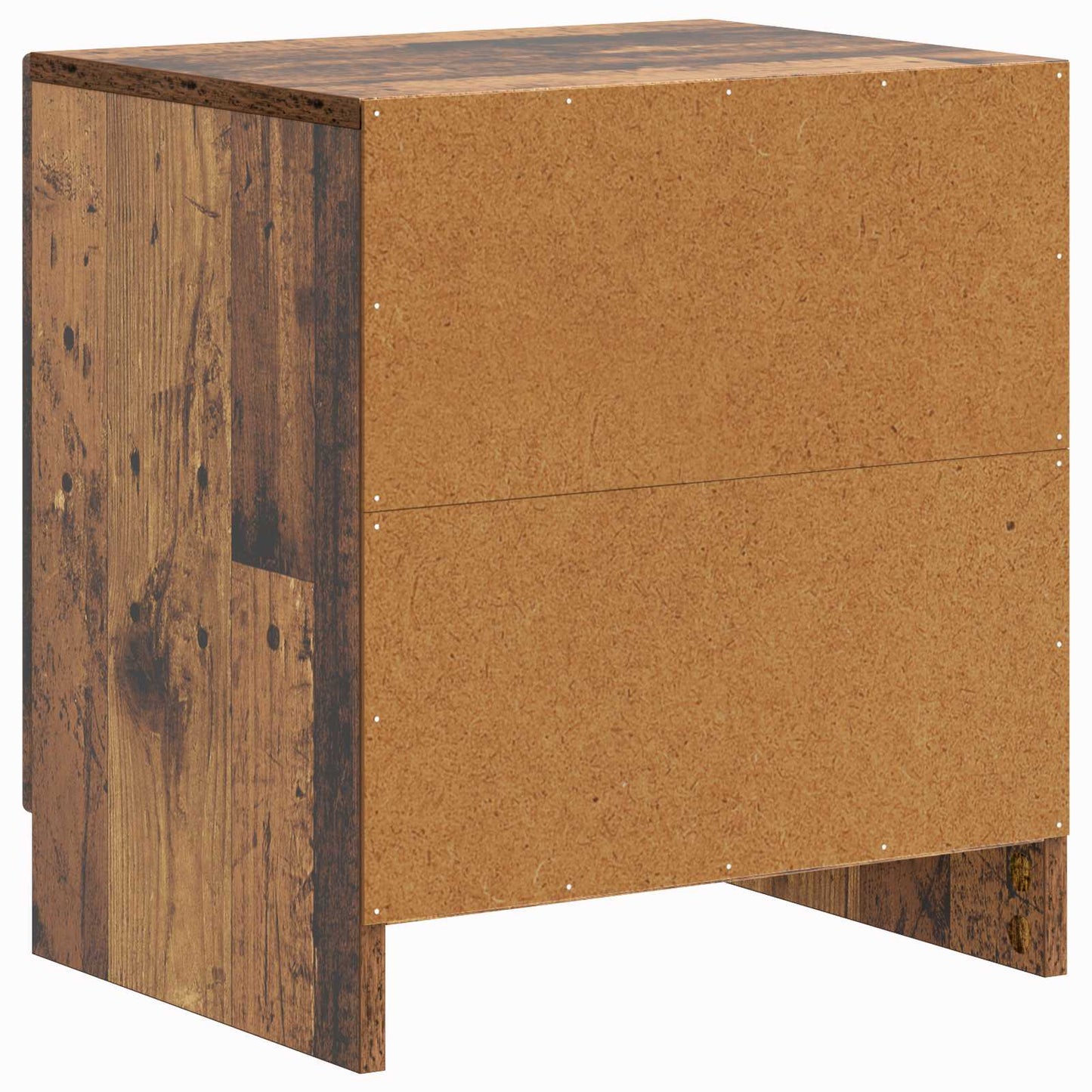Nachttisch 2 Stk. Altholz 43 x 34,5 x 47 cm Holzwerkstoff