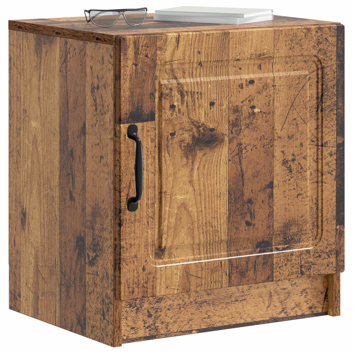 Nachttisch 2 Stk. Altholz 43 x 34,5 x 47 cm Holzwerkstoff