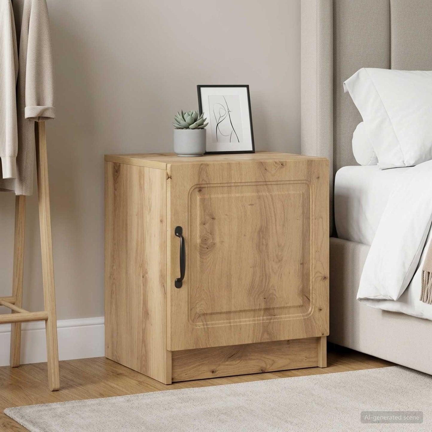 Nachttisch 2 stk. Artisan-Eiche 43 x 34,5 x 47 cm Holzwerkstoff